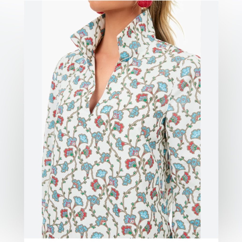 Tuckernuck Summer Vines Margot Top Size Large